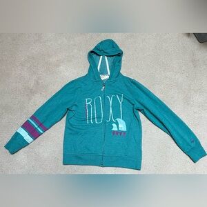Roxy Turquoise Girl's Hoodie